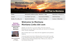Desktop Screenshot of montanalinks.com