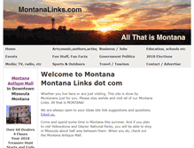 Tablet Screenshot of montanalinks.com